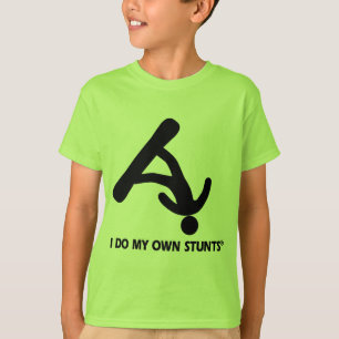 T-shirt Faire du surf des neiges mes propres cascades