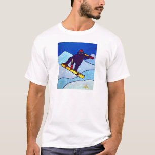 T-shirt Faire du surf des neiges par Piliero