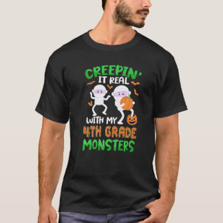 T-shirt Faire du vrai creepin avec mes monstres de 4e Hall