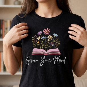 T-shirt Faire grandir votre livre d'amour de lecture est l
