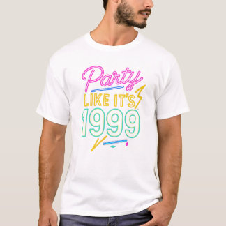 T-shirt Faire la fête comme si c'était 1999®™ – Tension né