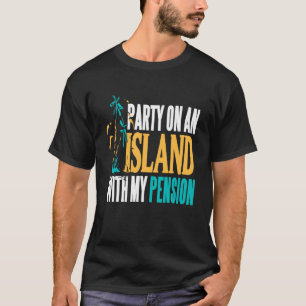 T-shirt Faire la fête sur le paradis en bord de mer avec m