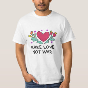 T-shirt Faire l'amour pas la guerre
