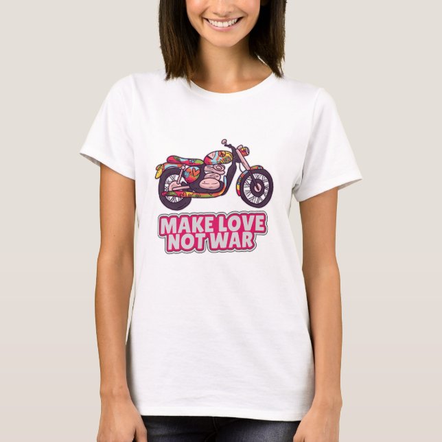 T-shirt Faire l'amour pas la guerre (Devant)