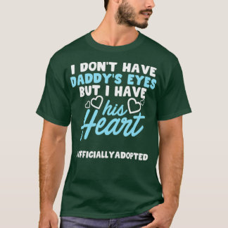 T-shirt Faire-part d'adoption Famille Cadeaux Papa Coeur