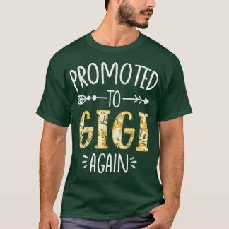 T-shirt Faire-part de grossesse Bientôt être Gigi de nouve