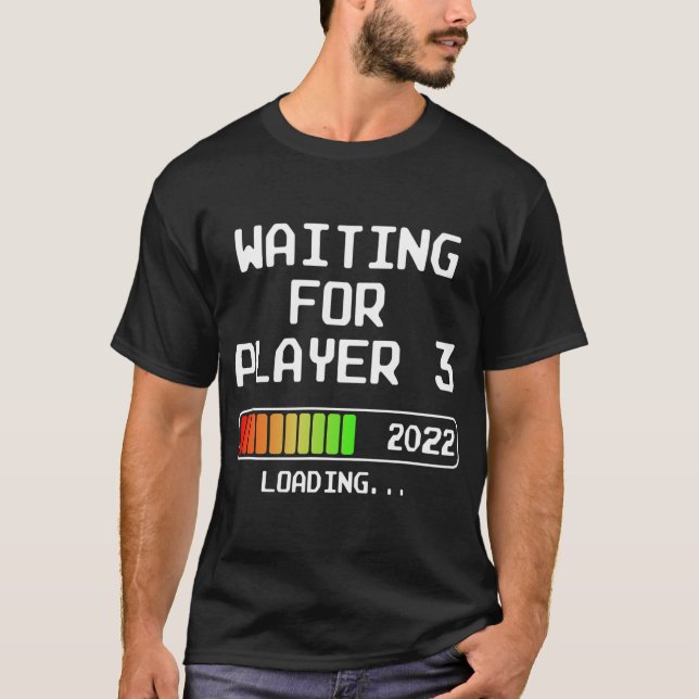 T-shirt Faire-part de grossesse des gamers 2022 (Devant)