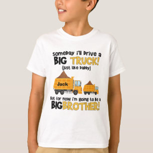 T-shirt faire-part de grossesse en construction de Big Bro