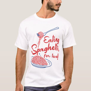 T-shirt Faire-part de grossesse Mère italienne Manger