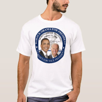 T-shirt Faire-part d'Obama Biden Springfield