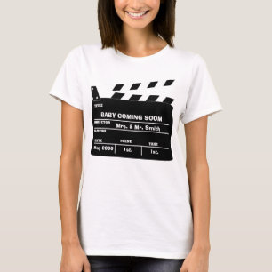 T-shirt Faire-part fait sur commande de grossesse