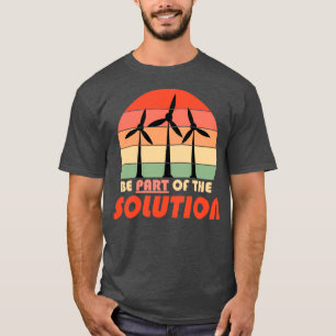 T-shirt Faire partie de la solution Énergie renouvelable C