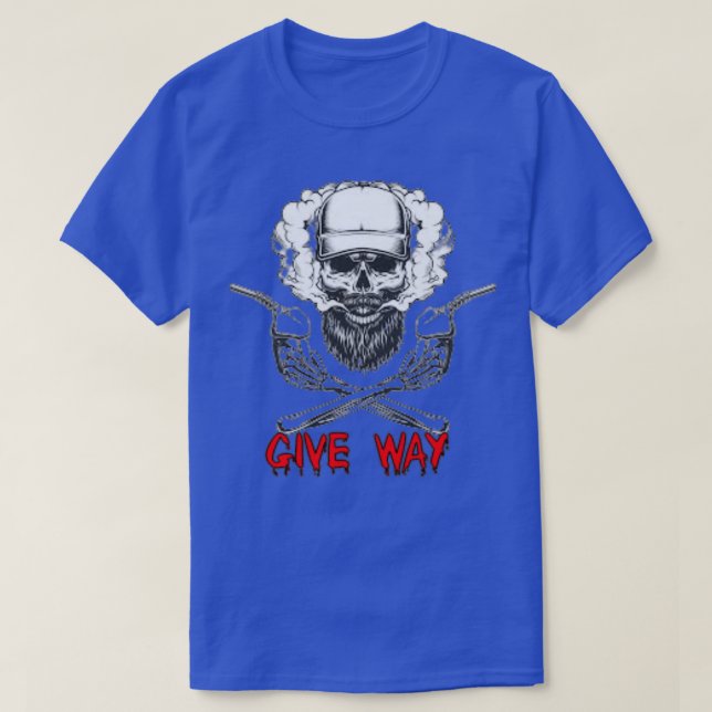 T-shirt Faire place au conducteur de camion barbu (Design devant)