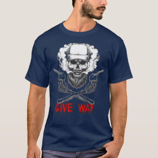 T-shirt Faire place au conducteur de camion barbu Classic 