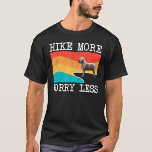 T-shirt Faire plus de randonnées et moins de soucis Lagott