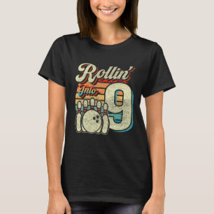 T-shirt Faire son entrée dans un anniversaire de bowling p