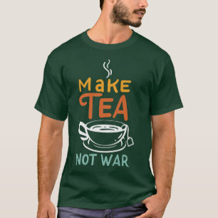 T-shirt Faire Thé non guerre I Samurai I TeaCup I Tea (2)