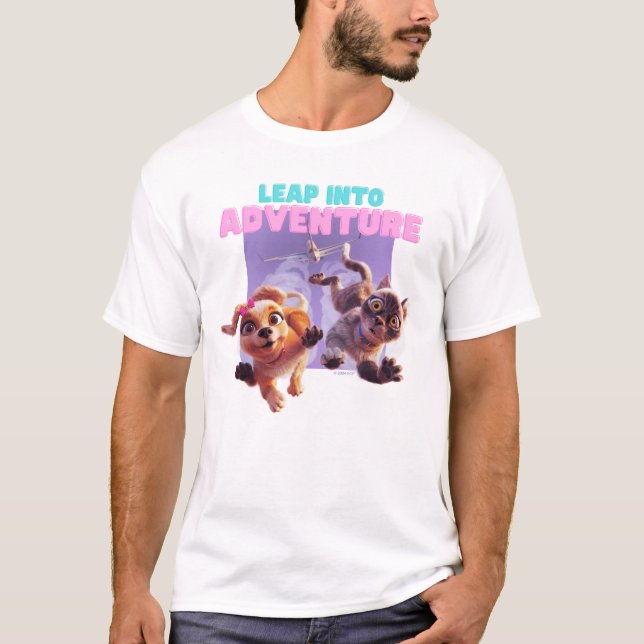 T-shirt Faire un bond dans l'aventure (Devant)