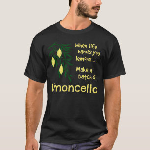 T-shirt Faire un lot de liqueur Limoncello Lemon