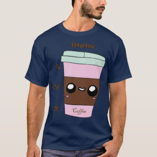 T-shirt Faire Une Coupe De Café