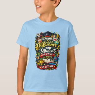T-shirt Faire une différence un élève à la fois