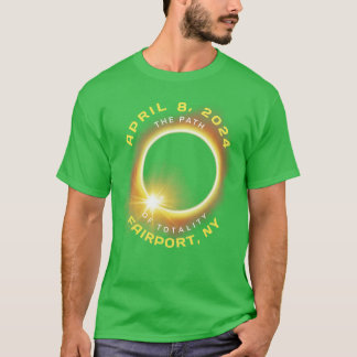 T-shirt Fairport New York Solar Eclipse Totalité Avril 8 2