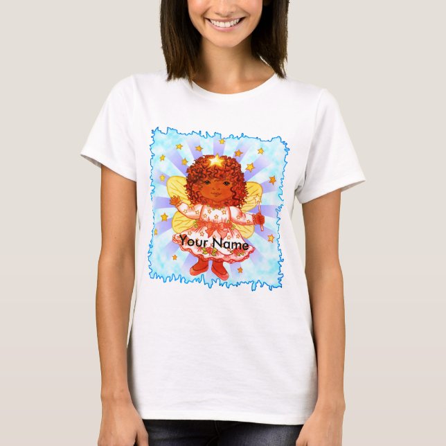 T-shirt Fairy Afro Girl (Devant)