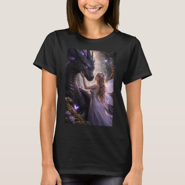 T-shirt Fairy and Dragon  (Devant)