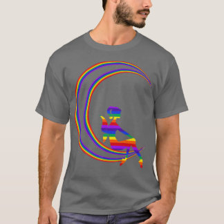 T-SHIRT FAIRY CRECENT LUNAR MOON ART VOUS AIME À LA LUNE