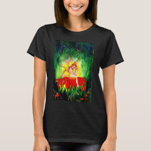 T-shirt FAIRY DREAMING SUR LE TÊTE FLEURIER foncé
