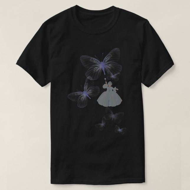 T-shirt Fairy Godmère et papillons (Design devant)
