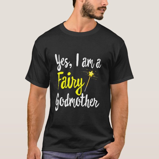 T-shirt Fairy Godmère Magic Wand Mama Maman Mon Imaginaire (Devant)