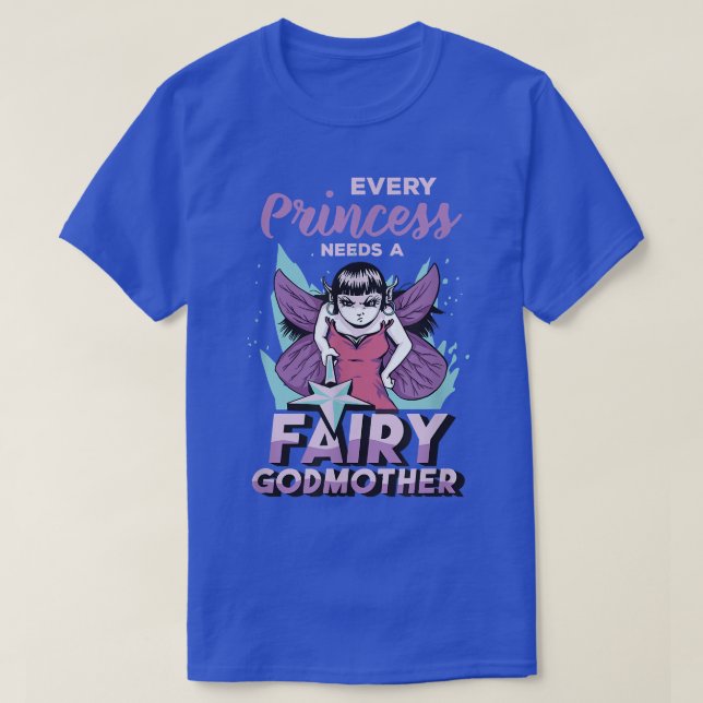 T-shirt Fairy Godmère Présente Pour Femmes Cool Princesse  (Design devant)