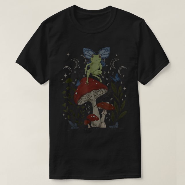 T-shirt Fairy Grunge Fairycore Grenouille esthétique Dar (Design devant)
