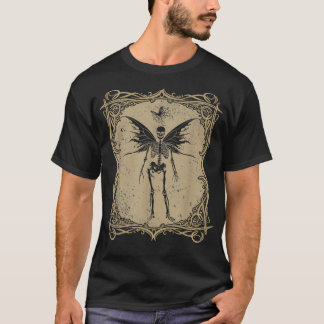 T-shirt Fairy Grunge Papillon esthétique Skeleton Fairycor