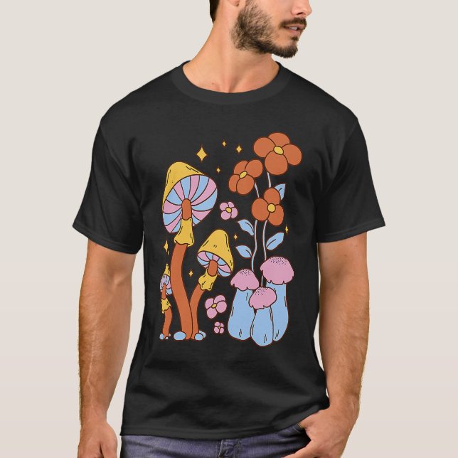 T-shirt Fairy Mushroom Garden (Devant)