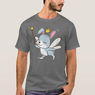 T-shirt Fairy Rabbit animal animal animal lapin mystique l