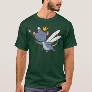 T-shirt Fairy Rat Faune Mystique Rat Animal Rat Fairy Love