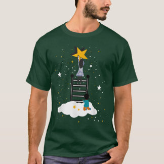 T-shirt Fairy Tale Dreamy Surreal Reach Pour Les Étoiles P