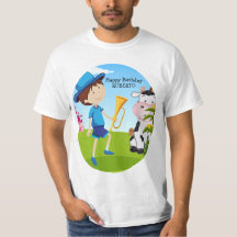 Fairy Tale Fairy TLE PETIT GARÇON BLUE COW CORN HO