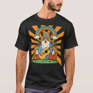 T-shirt Fairy Tale Guitariste Guitariste Gnome