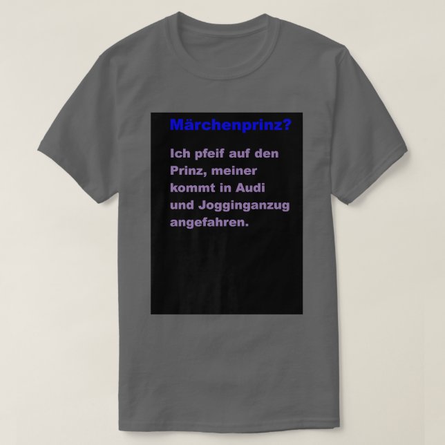 T-shirt Fairy Tale Prince (Design devant)