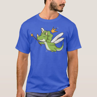 T-shirt Fairy Tricératops Paléontologue Mysologie Dino Fai