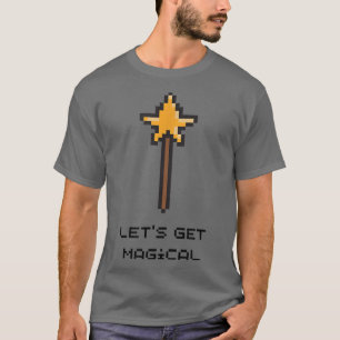 T-shirt Fairy Wand Videogame 8 bits Amusants Gamers Pielé