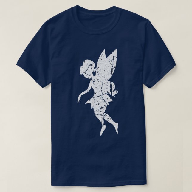T-shirt Fairycore Créatures Magiques Flying Fairy Grunge F (Design devant)
