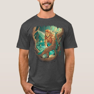T-shirt Fairycore Fairy Forest Vêtements esthétiques Pour