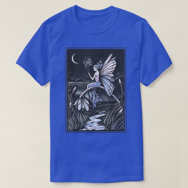 T-shirt Fairycore Fairywave Faecore Fairy Night Imaginaire (Design devant)