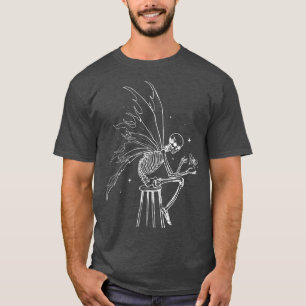 T-shirt Fairycore Squelette esthétique Grunge Fée Obtenu