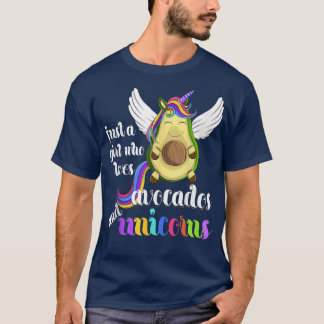 T-shirt Fairytale Animal Just A Girl Who Loves Avocados An