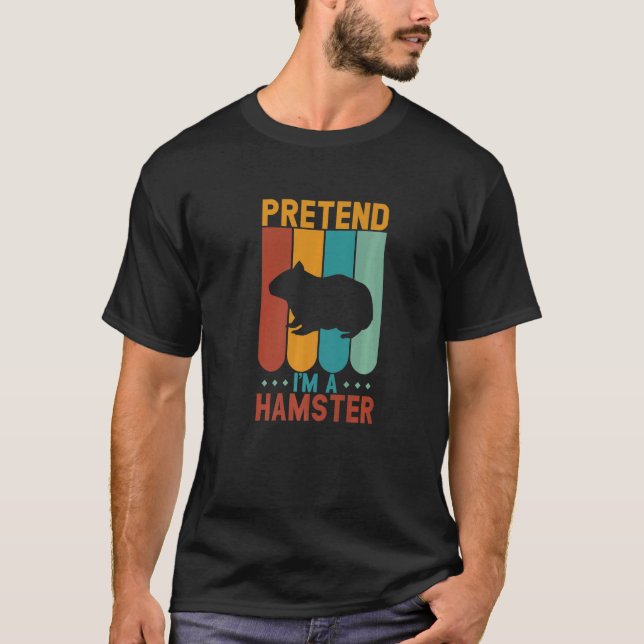 T-shirt Fais comme si je suis un Halloween Hamster (Devant)